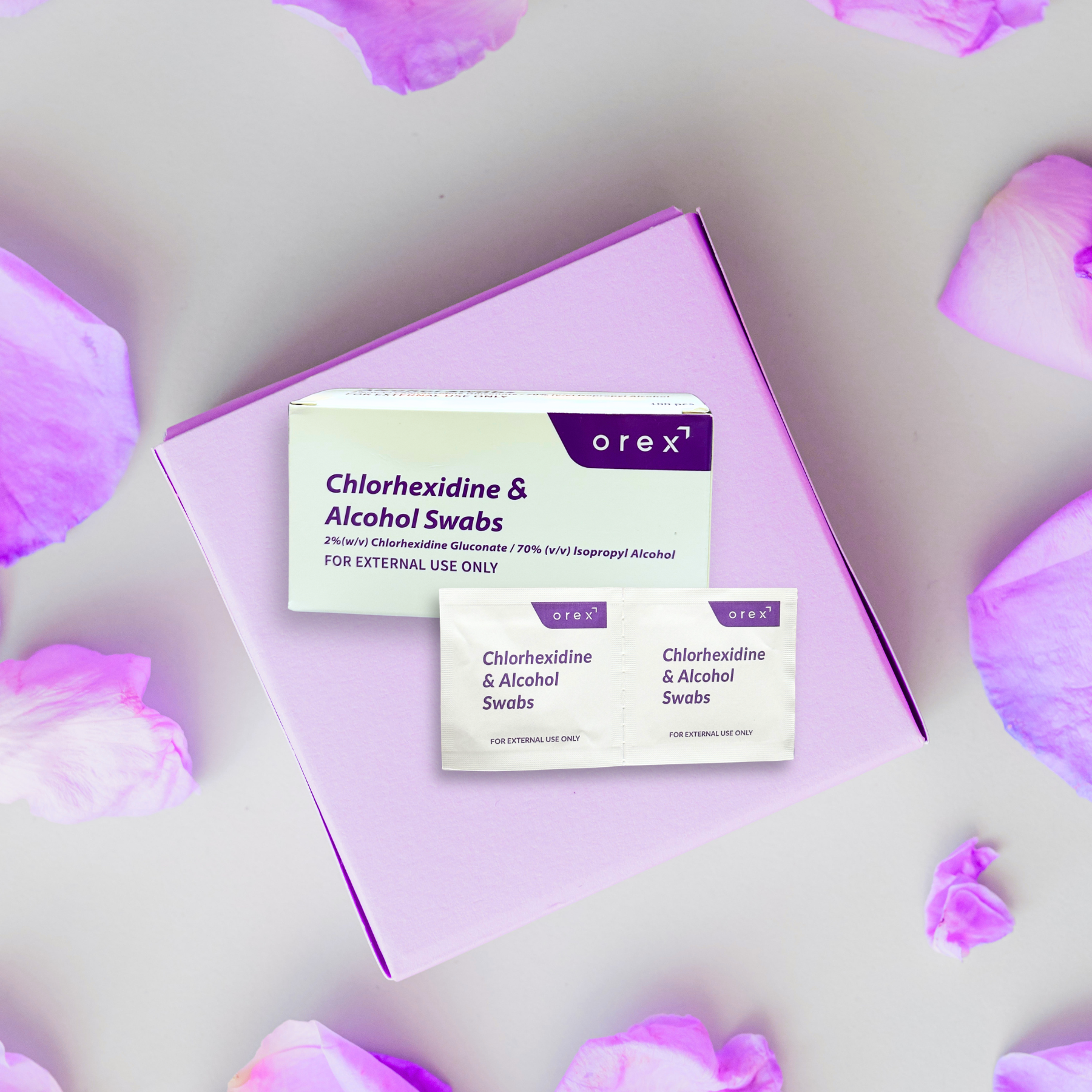 CHLORHEXIDINE + ALCOHOL PADS